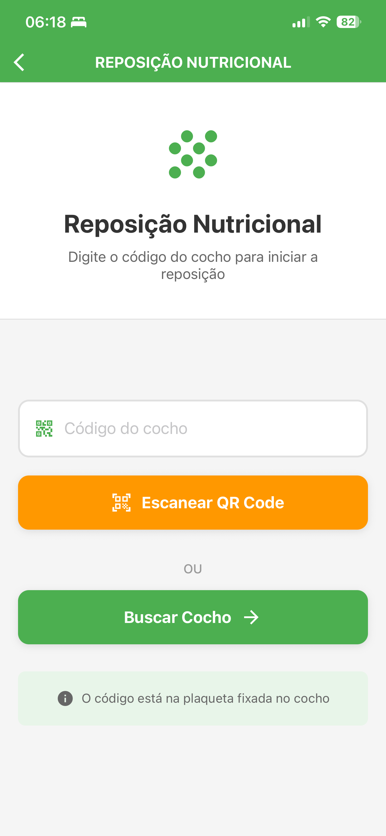 Reposição Nutricional - QR Code